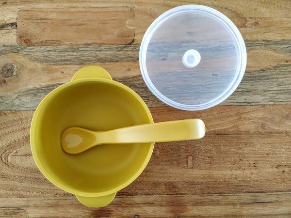 Silicone Suction Bowl & Spoon Sets