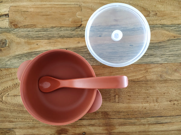 Silicone Suction Bowl & Spoon Sets