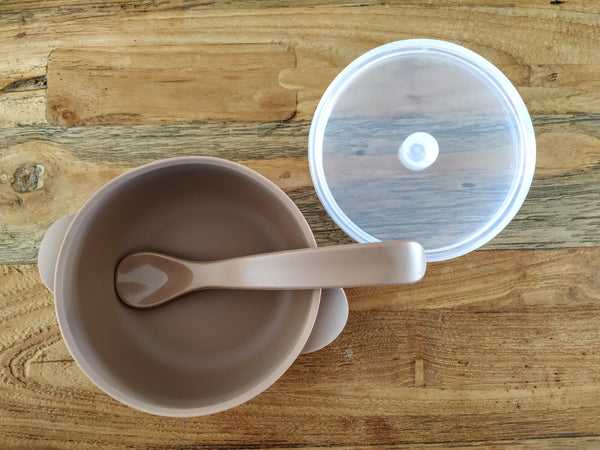 Silicone Suction Bowl & Spoon Sets