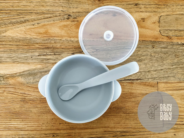 Silicone Suction Bowl & Spoon Sets